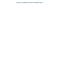 Annexes to the Midterm Review of the UBEC Project